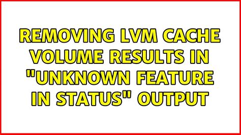 remove lvm volume